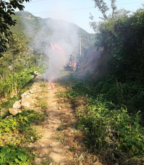 河北路泰涉縣承建2018年關(guān)防鄉(xiāng)第一批生態(tài)綜合治理項(xiàng)目第一標(biāo)段開始施工